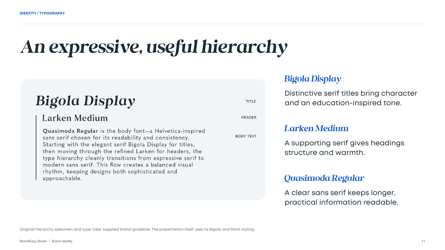 PAX typography system